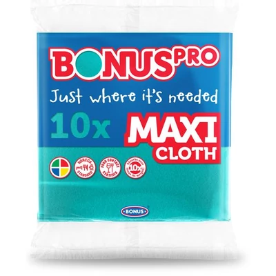 BONUS Törlőkendő 10db ÁLTALÁNOS PRO MAXI ZÖLD (B310)