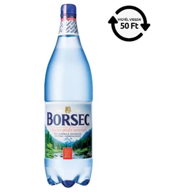BORSEC DRS! Ásványvíz 1,5l SZÉNSAVAS