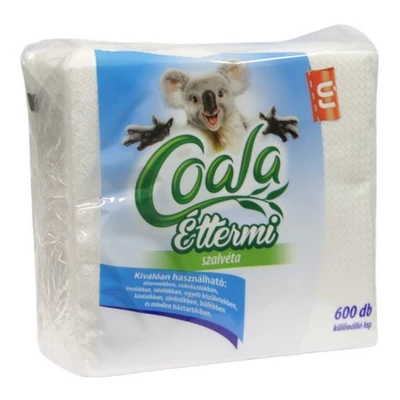 COALA Szalvéta 600 db 1 rétegű ÉTTERMI