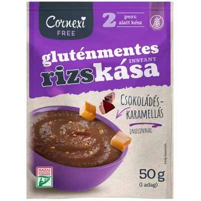 CORNEXI Rizskása GLUTÉNM. 50g CSOKOLÁDÉ-KARAMELL (0123)