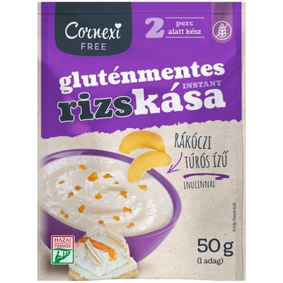 CORNEXI Rizskása GLUTÉNM. 50g RÁKÓCZI TÚRÓS (0125)