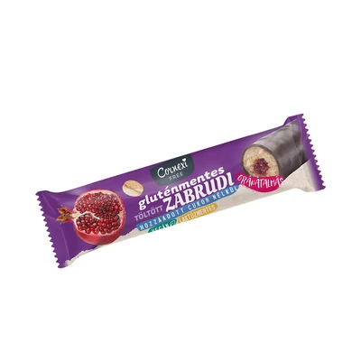 CORNEXI Zabrudi GLUTÉNM. 30g GRÁNÁTALMÁS TÖLT.KAKAÓS BEVON.LAKTÓZM.VEGÁN HOZZÁAD.CUKOR NÉLKÜL (0033)