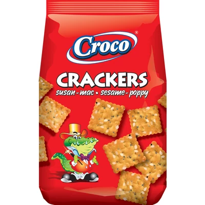 CROCO Kréker 100g SZEZÁM-MÁKOS