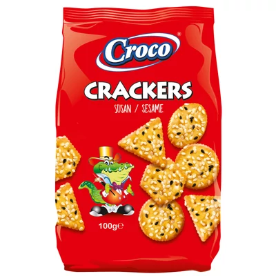 CROCO Kréker 100g SZEZÁMMAGOS