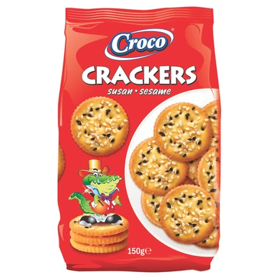 CROCO Kréker 150g SZEZÁMMAGOS