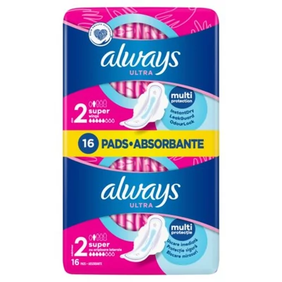 ALWAYS ULTRA  Eü. betét 16db-os SUPER DUO