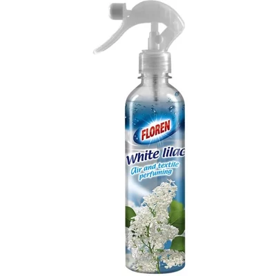 FLOREN Levegő- és textil illatosító 400ml PUMPÁS WHITE LILAC