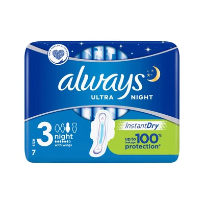 ALWAYS ULTRA Eü. betét 7db-os NIGHT