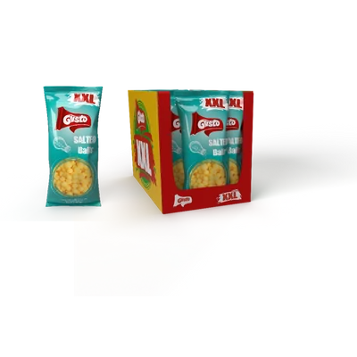 GUSTO Pufuleti XXL 300g Kukoricapehely Extrudált SÓS GOLYÓ (519/571)