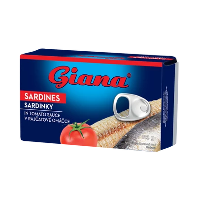 GIANA Szardínia 125g PARADICSOMSZÓSZBAN