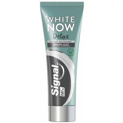 SIGNAL Fogkrém 75ml WHITE NOW DETOX CHARCOAL