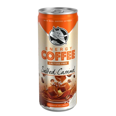 HELL Ice Coffee 250ml SALTED CARAMEL LAKTÓZ MENTES