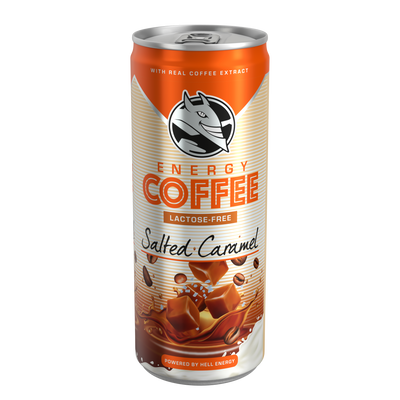 HELL Ice Coffee 250ml SALTED CARAMEL LAKTÓZ MENTES