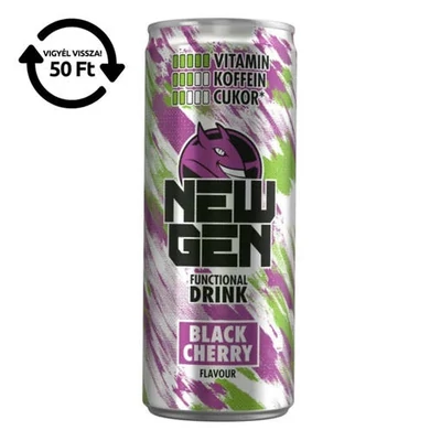 HELL DRS! Üdítő NEW GEN 250ml BLACK CHERRY 