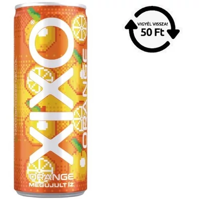 Xixo DRS! Üdítő 250ml SZÉNSAVAS ORANGE