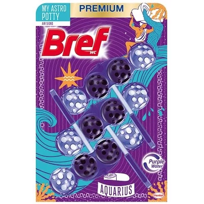 BREF 3x50g Color Aktiv Wc frissítő LIMITED LEVEGŐ JEGY