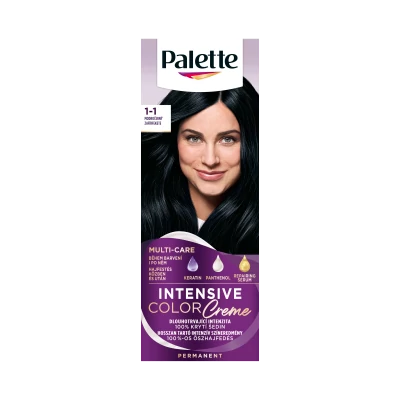 Palette ICC Intenzív Krémhajfesték ZAFÍR FEKETE 1-1 (C1)