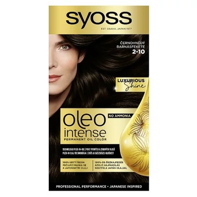 Syoss Color Oleo Intenzív Olaj Hajfesték BARNÁSFEKETE 2-10