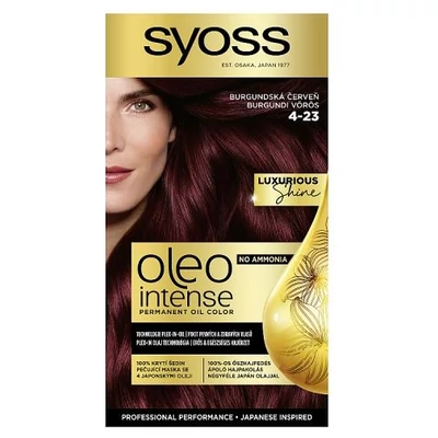 Syoss Color Oleo Intenzív Olaj Hajfesték BURGUNDI VÖRÖS 4-23
