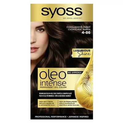 Syoss Color Oleo Intenzív Olaj Hajfesték CSOKOLÁDÉ BARNA 4-86