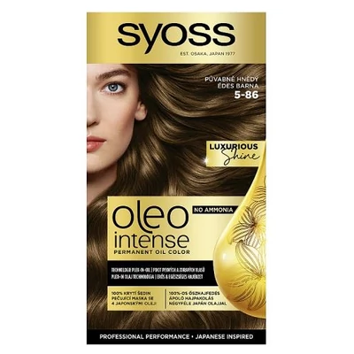 Syoss Color Oleo Intenzív Olaj Hajfesték ÉDES BARNA 5-86