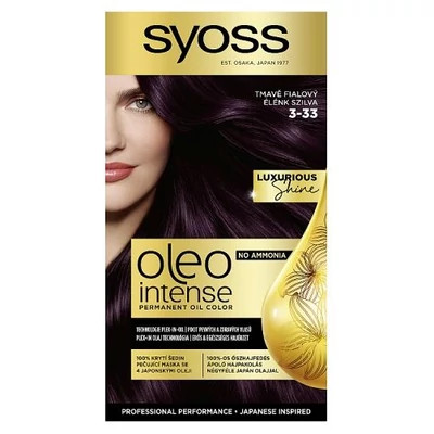 Syoss Color Oleo Intenzív Olaj Hajfesték ÉLÉNK SZILVA 3-33