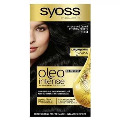 Syoss Color Oleo Intenzív Olaj Hajfesték INTENZÍV FEKETE 1-10