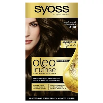Syoss Color Oleo Intenzív Olaj Hajfesték MÉLYBARNA 3-10