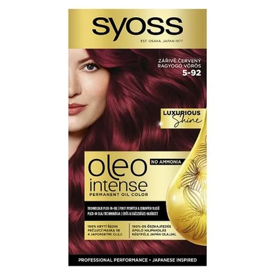 Syoss Color Oleo Intenzív Olaj Hajfesték RAGYOGÓ VÖRÖS 5-92