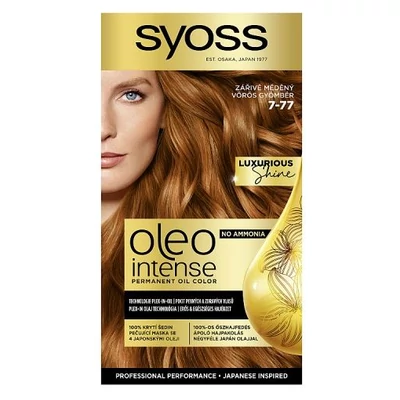 Syoss Color Oleo Intenzív Olaj Hajfesték VÖRÖS GYÖMBÉR 7-77