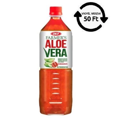 ALOE Vera DRS! Üdítőital 1l GRÁNÁTALMA (OKF FARMERS)