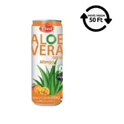 TBEST ALOE Vera DRS! Gyümölcsital 240ml ROSTOS MANGÓ ÍZŰ 