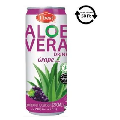 TBEST ALOE Vera DRS! Gyümölcsital 240ml ROSTOS SZŐLŐ ÍZŰ 