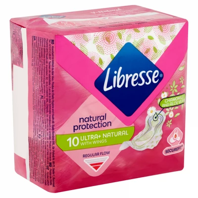LIBRESSE Eü.betét 10db-os NORMAL ALOE VERA&CAMOMILE ULTRA WINGS (080)