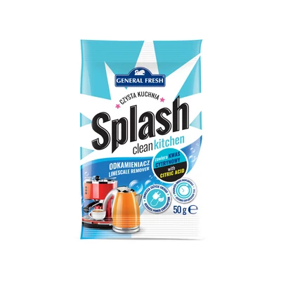 General Fresh Splash Vízkőoldó por 50g HÁZTARTÁSI KISGÉPEKHEZ (KÉK)