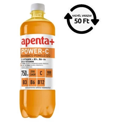 APENTA+ DRS! Funkcionális ital 750ml POWER-C (Narancs-Pomelo)