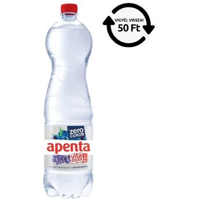 APENTA VITAMIXX Zero DRS! Ízvíz 1,5l SZÉNSAVMENTES ÁFONYA-LEVENDULA