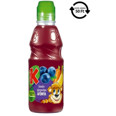 KUBU DRS! Üdítő 300 ml BANÁN-SÁRGARÉPA-ÁFONYA