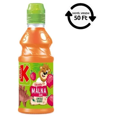KUBU DRS! Üdítő 300 ml SÁRGARÉPA-ALMA-MÁLNA 44%