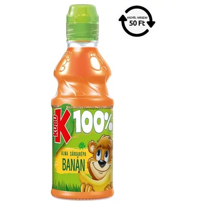 KUBU DRS! Üdítő 300 ml BANÁN-SÁRGARÉPA-ALMA 100%