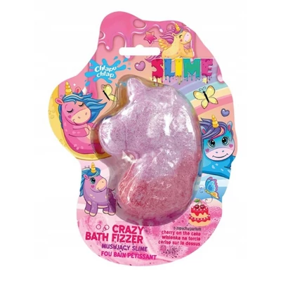 Chlapu Fürdőbomba 100g SLIME UNIKORNIS CSERESZNYÉS ILLATÚ