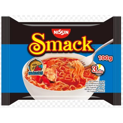 NISSIN SMACK Instant tésztaleves 100g HALÁSZLÉ