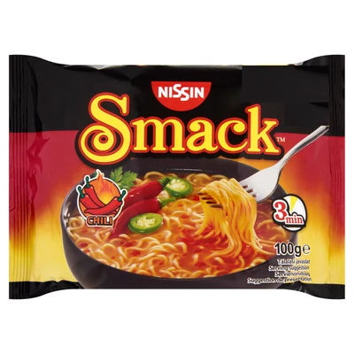 NISSIN SMACK Instant tésztaleves 100g CHILI 