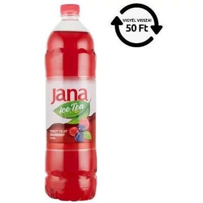 JANA DRS! Ice tea 1,5l ERDEI GYÜMÖLCS-ÁFONYA