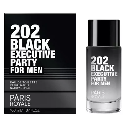 PARIS Royale Parfüm 100ml FÉRFI 202 BLACK EXECUTIVE PARTY 