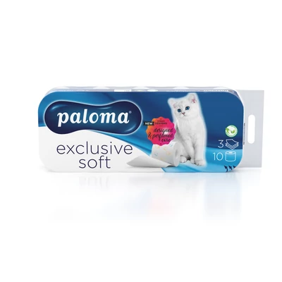 PALOMA Eü.papír 10tek. 3rétegű 110lap SZÍNES MINTÁS EXCLUSIVE 