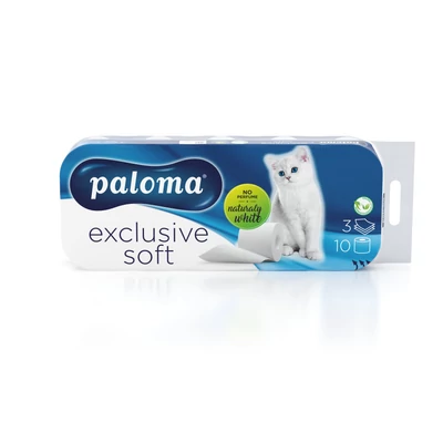 PALOMA Eü.papír 10tek. 3rétegű 110lap FEHÉR EXCLUSIVE SOFT