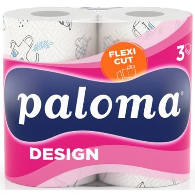 PALOMA Papírtörlő 2tek. 3rétegű 145lap MULTI FUN MINTÁS