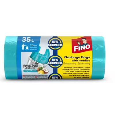 Fino Prémium Handles Szemeteszsák 35l 20db-os KÓKUSZ ANANÁSZ ILLAT
