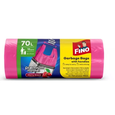 Fino Prémium Handles Szemeteszsák 70l 15db-os CSERESZNYE ILLAT